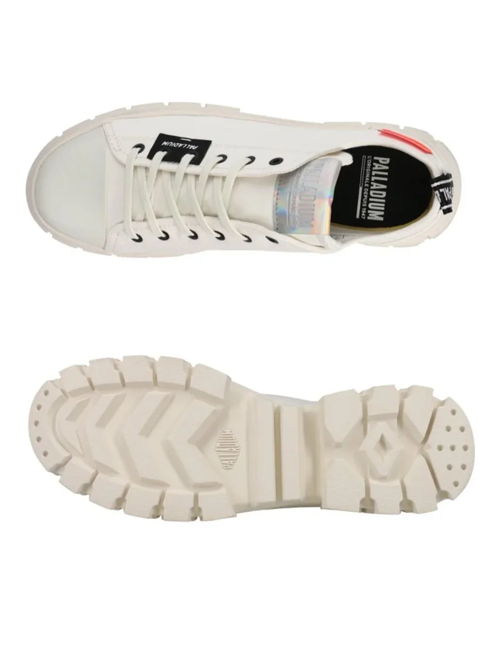 NIB Women's Palladium Revolt Lo TX Platform Laceup Sneakers Size 10